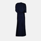 Abiti Abito Asimmetrico Rabanne Blu scuro Femme