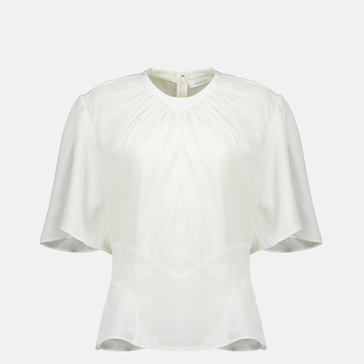 Tops Top froncé blanc Rabanne Blanc Femme