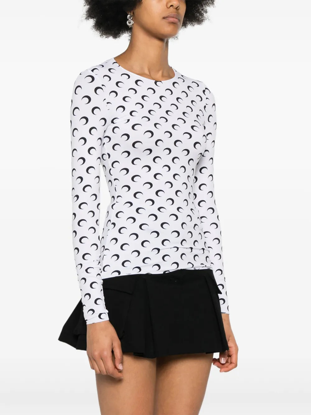 Bild des Top Jersey Moon Artikels der Marke Marine Serre für Damen - Herbst-Winter Saison 2025 - Detailansicht 1