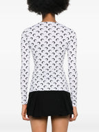 Imagem do artigo Top Jersey Moon da marca Marine Serre para Mulheres - Temporada Outono-Inverno 2025 - Vista Detalhada 4