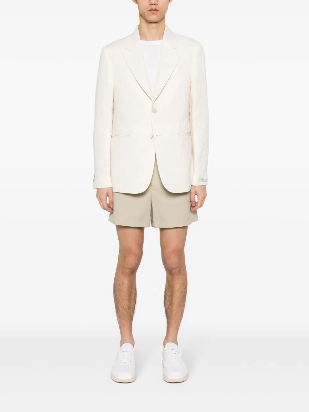 Shorts Wool Shorts Fendi Beige Homme