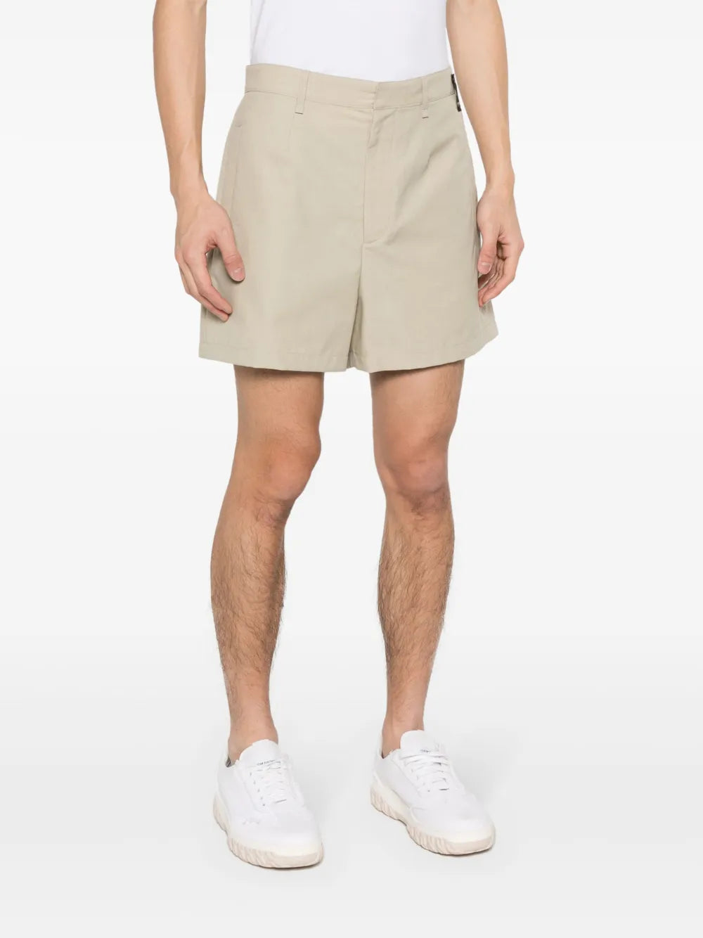 Shorts Wool Shorts Fendi Beige Homme
