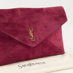 Imagen de la cartera de cuero ante morado Cassandre de la marca Saint Laurent para Mujer - Temporada Primavera-Verano 2026 - Vista Detallada_2