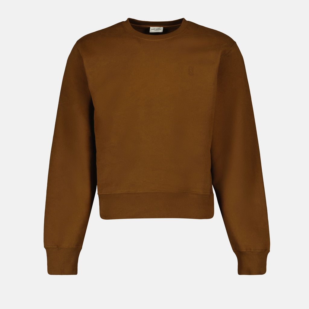 Sudaderas Sudadera YSL Saint Laurent Marrón Homme