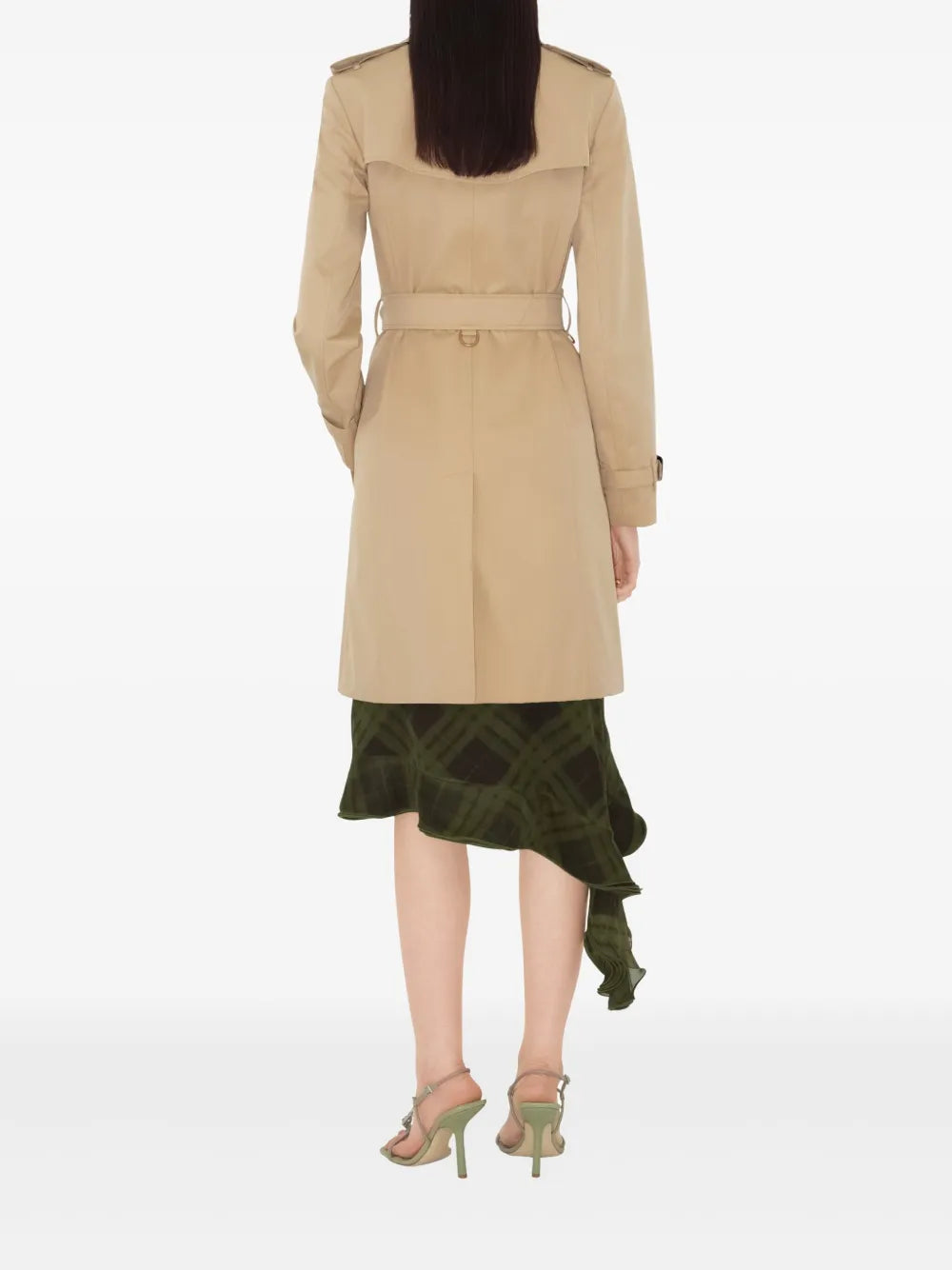 Mäntel Chelsea Langer Trenchcoat Burberry Beige Femme