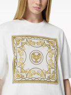 T-shirts T-shirt La Coupe des Dieux Versace Blanc Femme