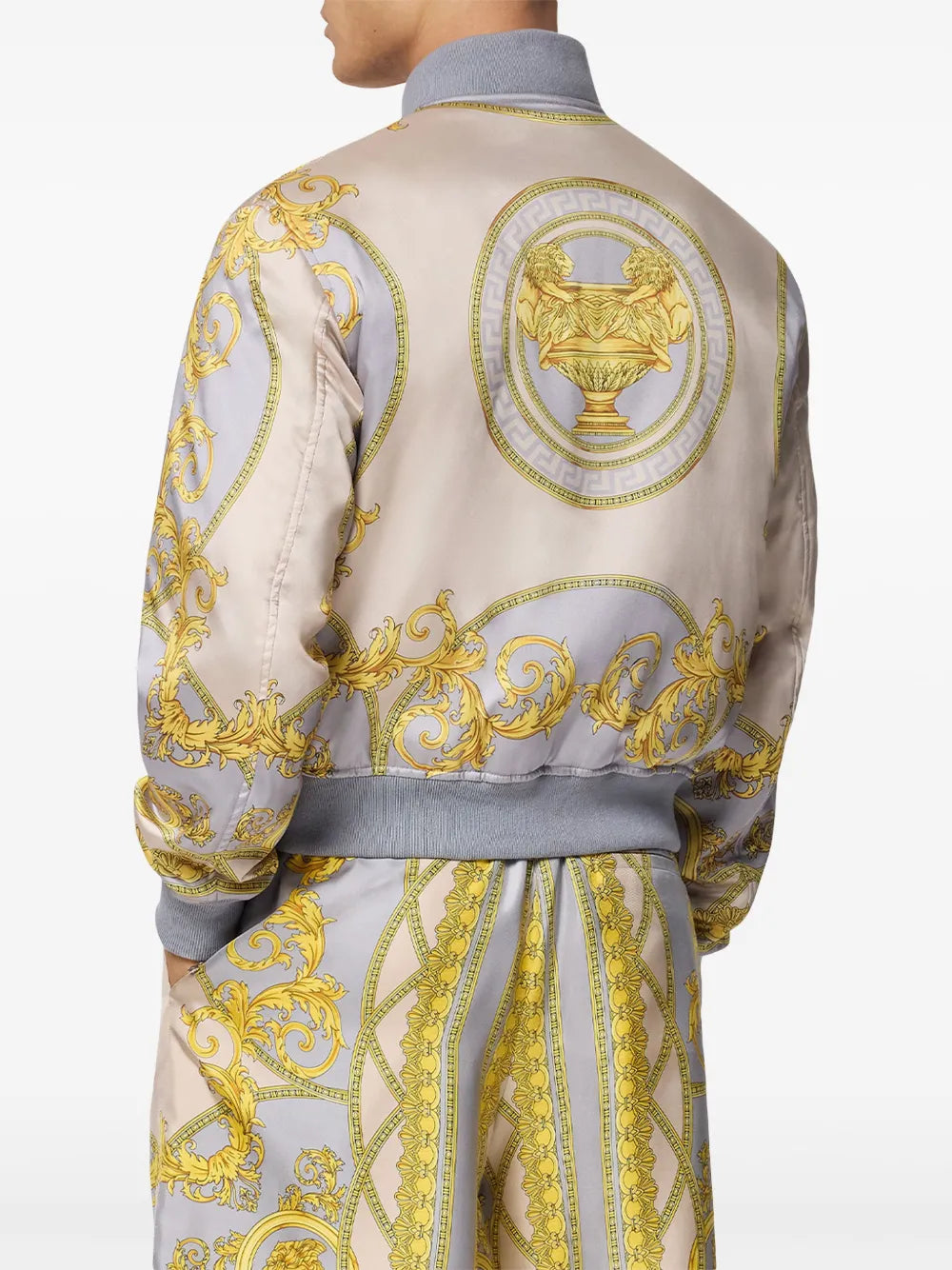 Giacche Bomber La Coupe des Dieux Versace Blu Homme