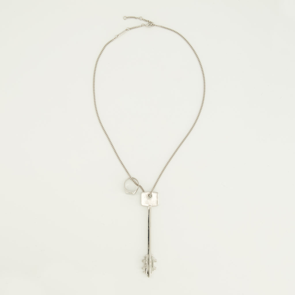 Immagine del collier argentato del marchio Rabanne per donna - Stagione Primavera-Estate 2026 - Vista Posteriore