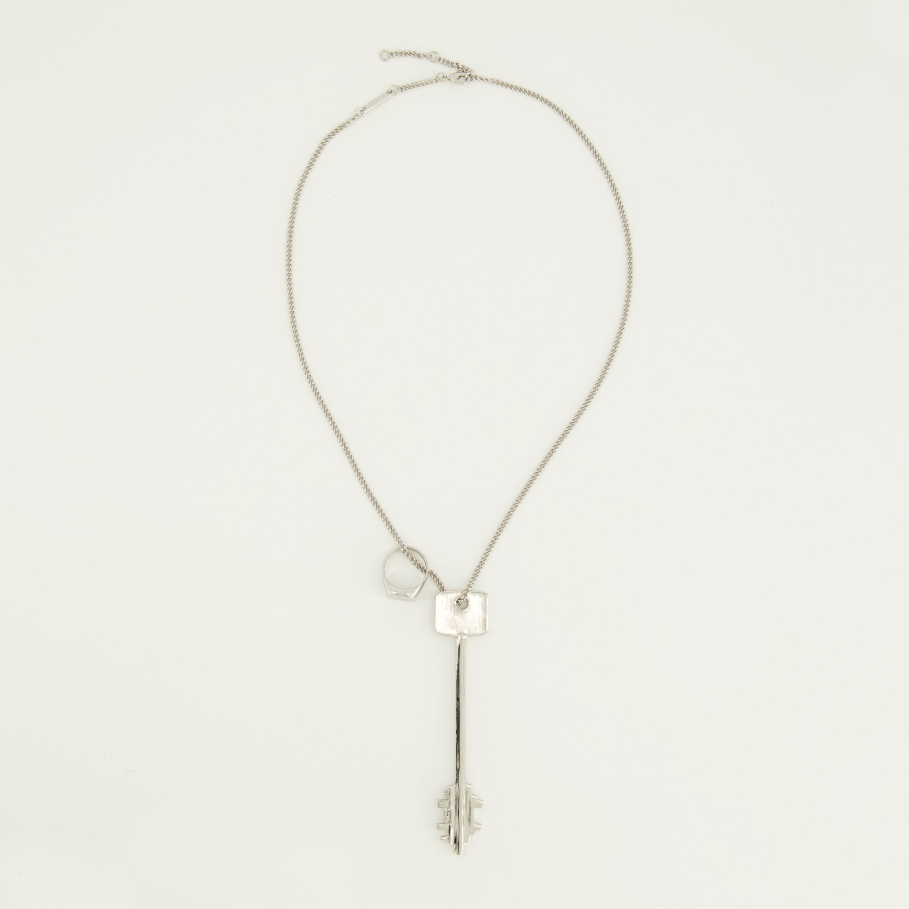 Image de l'article Collier argenté de la marque Rabanne pour Femme - Saison Printemps-Été 2026 - Vue de Dos