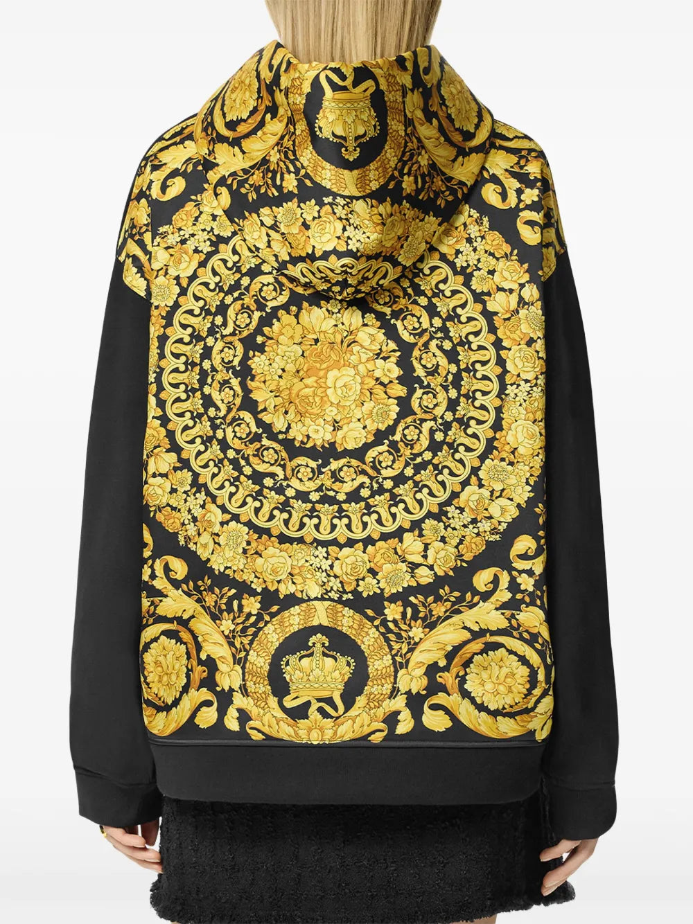 Sweatshirts Barocco Hoodie Versace Gelb Femme