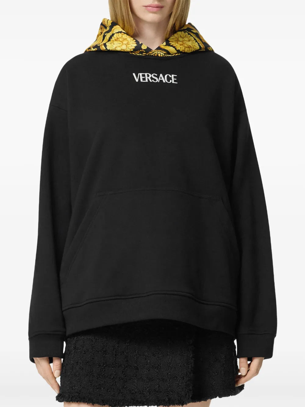 Sweatshirts Barocco Hoodie Versace Gelb Femme