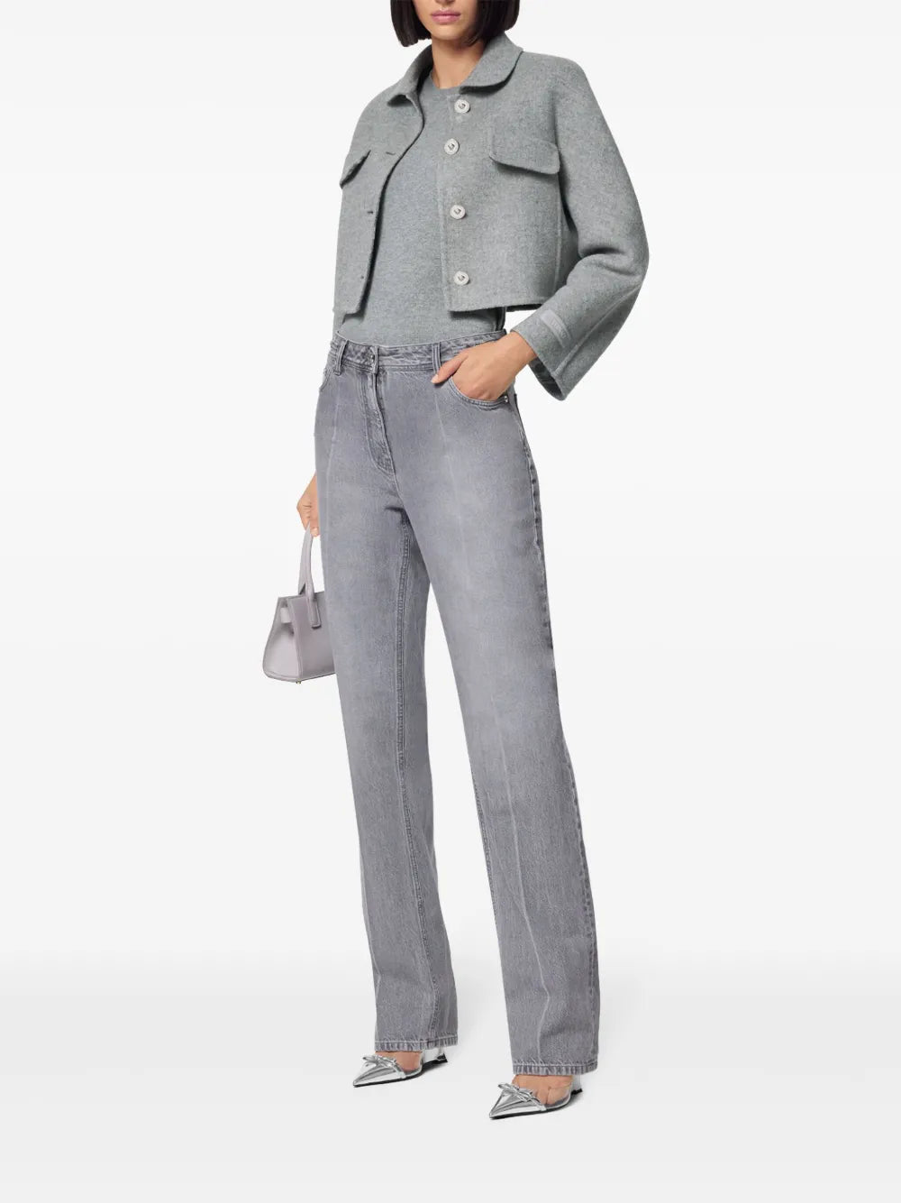 T-shirts Haut en cachemire Versace Gris Femme