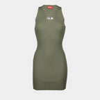 Kleider M-Caddix Kurzkleid Diesel Khaki Damen