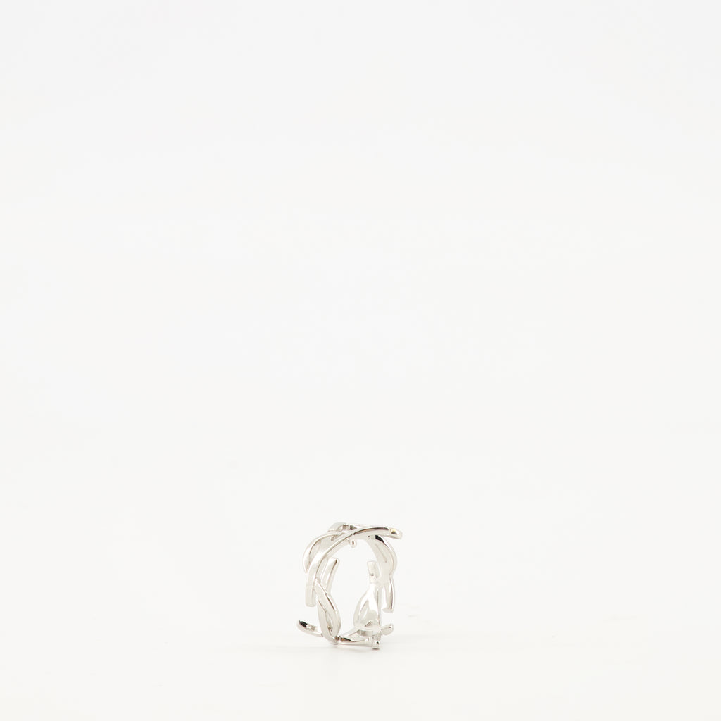 Image of the Cassandre Ring by Saint Laurent for Women - Autumn-Winter Season 2025 - Back View