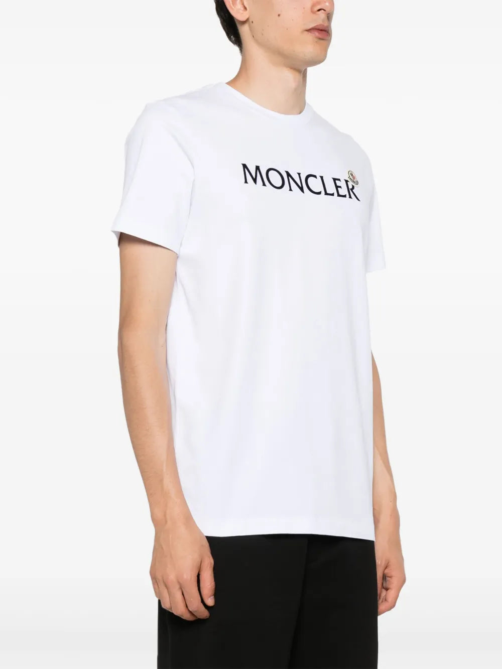 Image of the Moncler Men's Logo T-Shirt - Fall-Winter 2025 - Detailed View_1