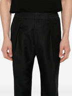 パンツ プリーツトラウザー Fendi 黒 Homme
