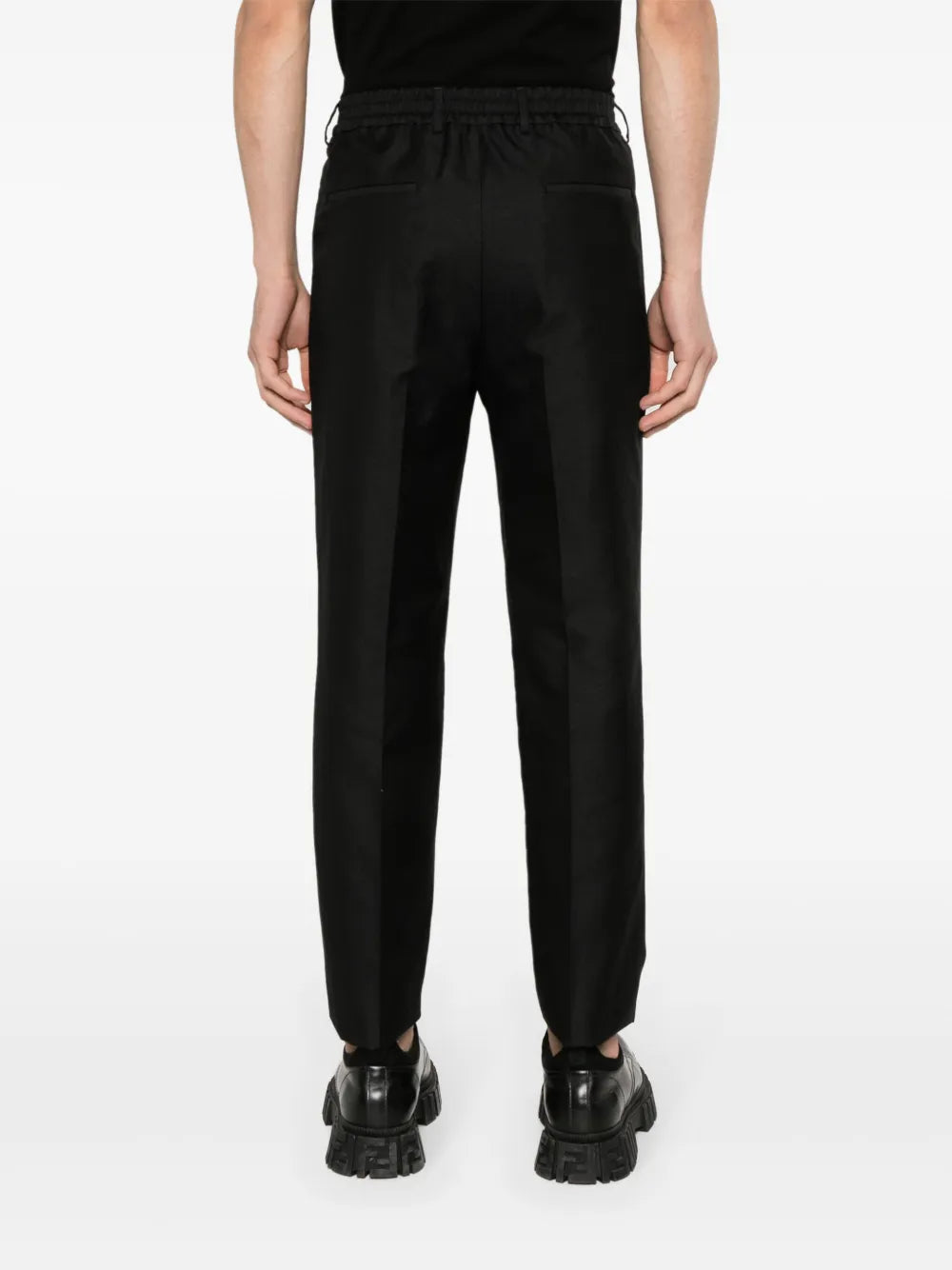 Pantalons Pantalon à pinces Fendi Noir Homme