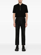 パンツ プリーツトラウザー Fendi 黒 Homme
