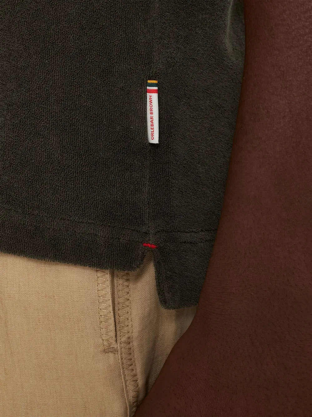 폴로 셔츠 테리 폴로 Orlebar Brown 갈색 남성