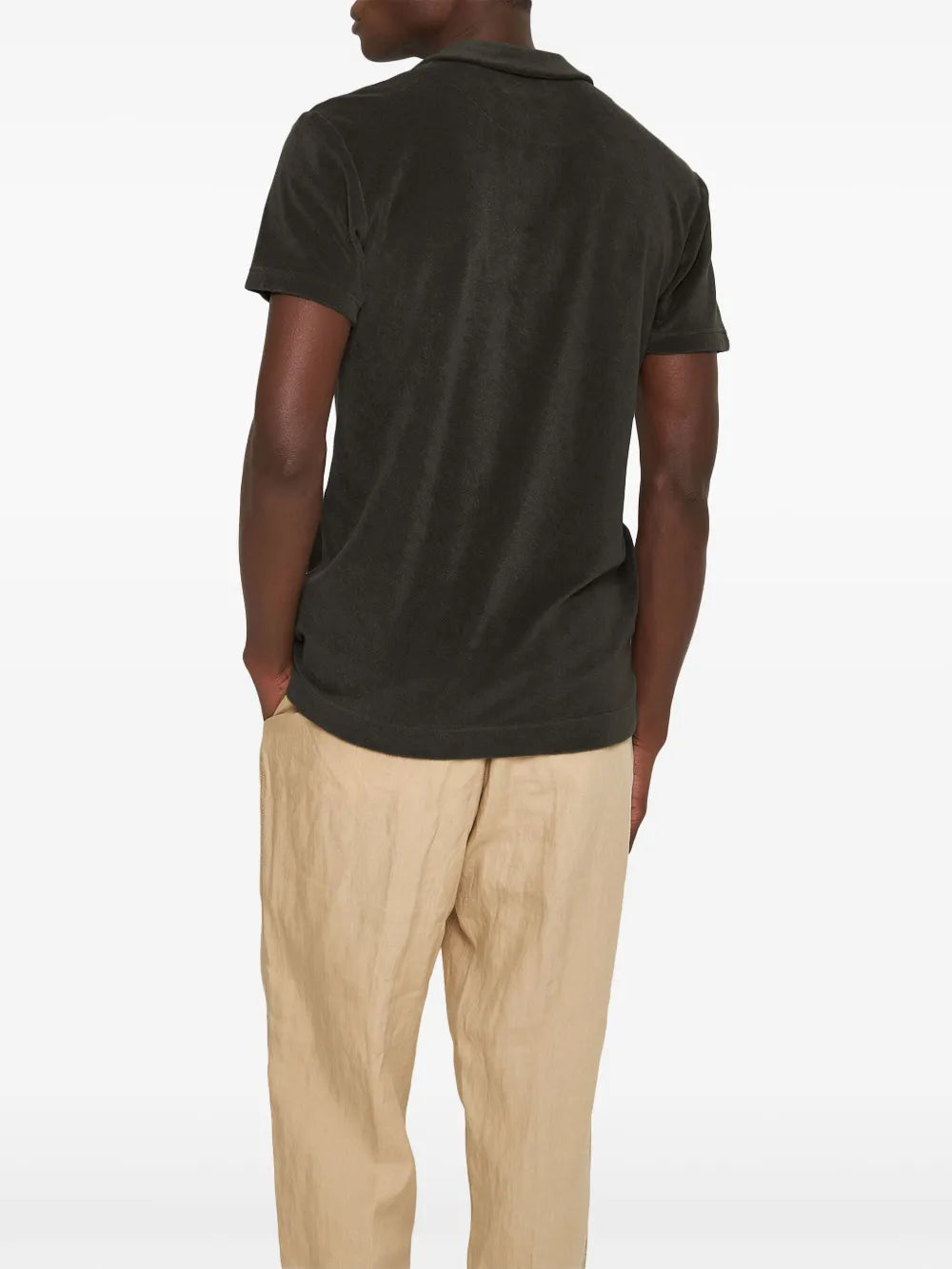 폴로 셔츠 테리 폴로 Orlebar Brown 갈색 남성