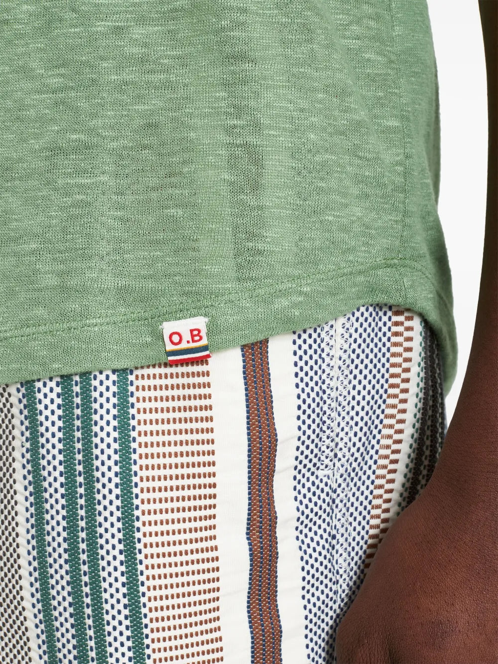 T-shirts OB-T Linen T-shirt Orlebar Brown Green Homme
