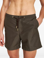 Beachwear Short de bain Bulldog Orlebar Brown Marron Homme