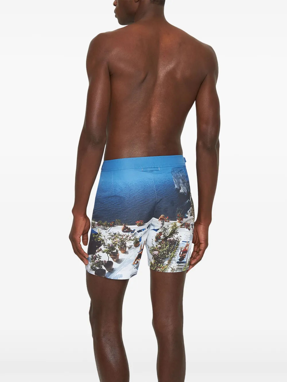 Beachwear Bulldog Photographic Swim Shorts Orlebar Brown Blue Homme