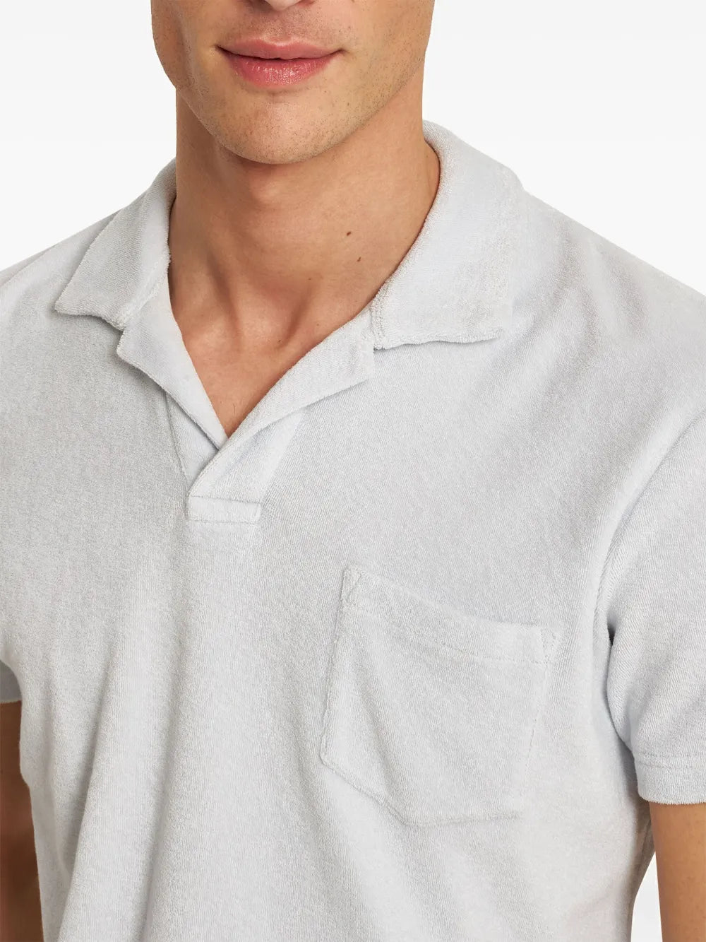 Polo shirts Terry Polo Orlebar Brown Blue Homme