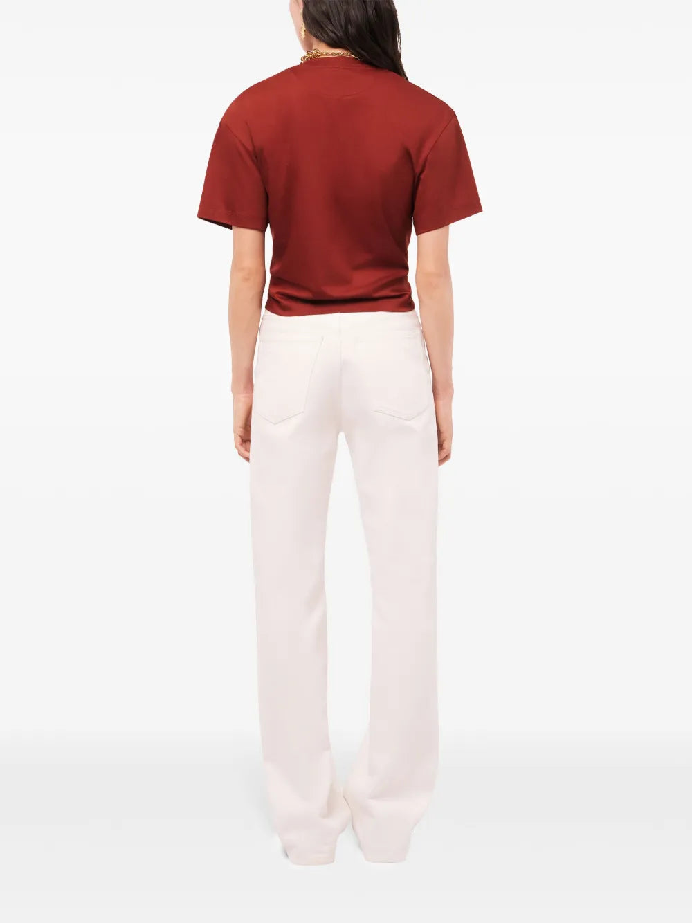 Pantaloni Jean Signature 1969 Rabanne Bianco Femme