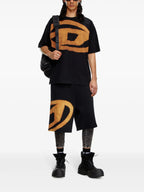 Camisetas T-Shirt T-Boxt-Bleach Diesel Preto Homme