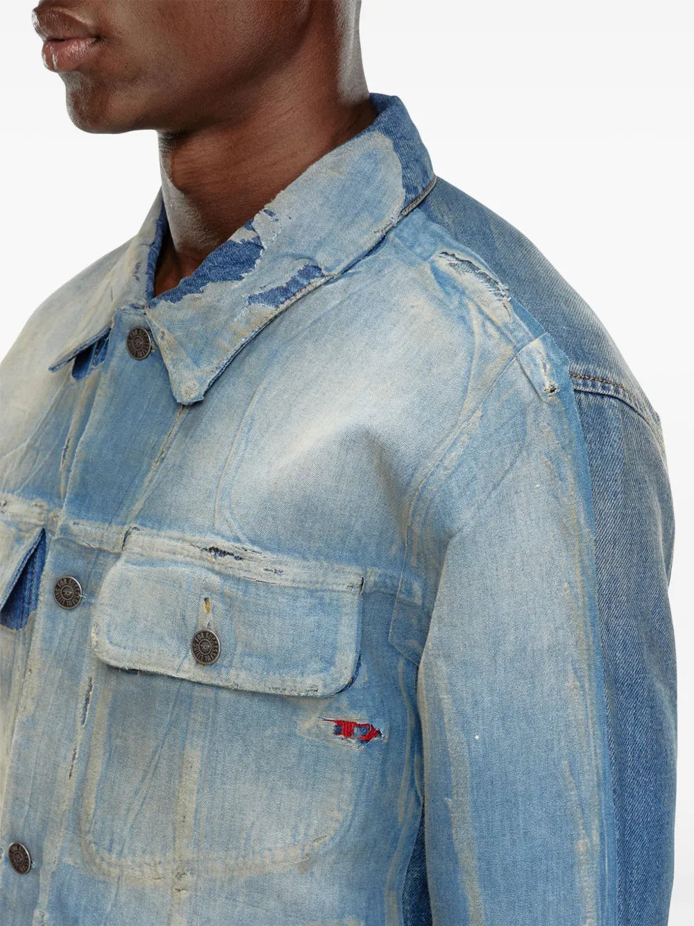Vestes Veste en jean D-Barcy-S3 Diesel Bleu Homme
