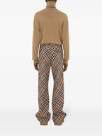 Hosen Karierte Hose Burberry Beige Homme