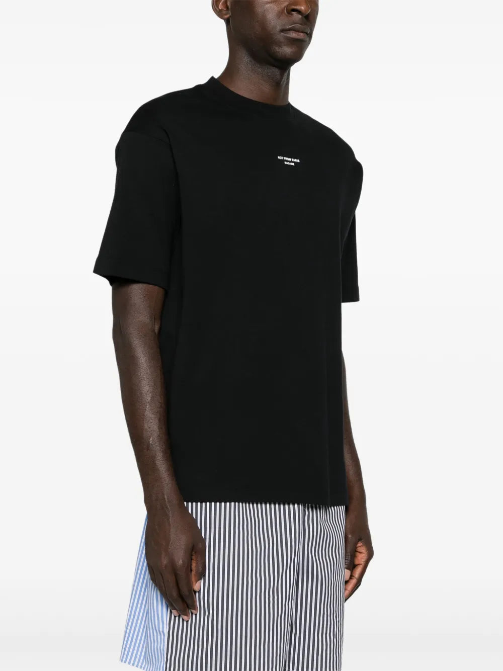 T-shirts T-shirt Slogan Classique noir Drole De Monsieur Noir Homme