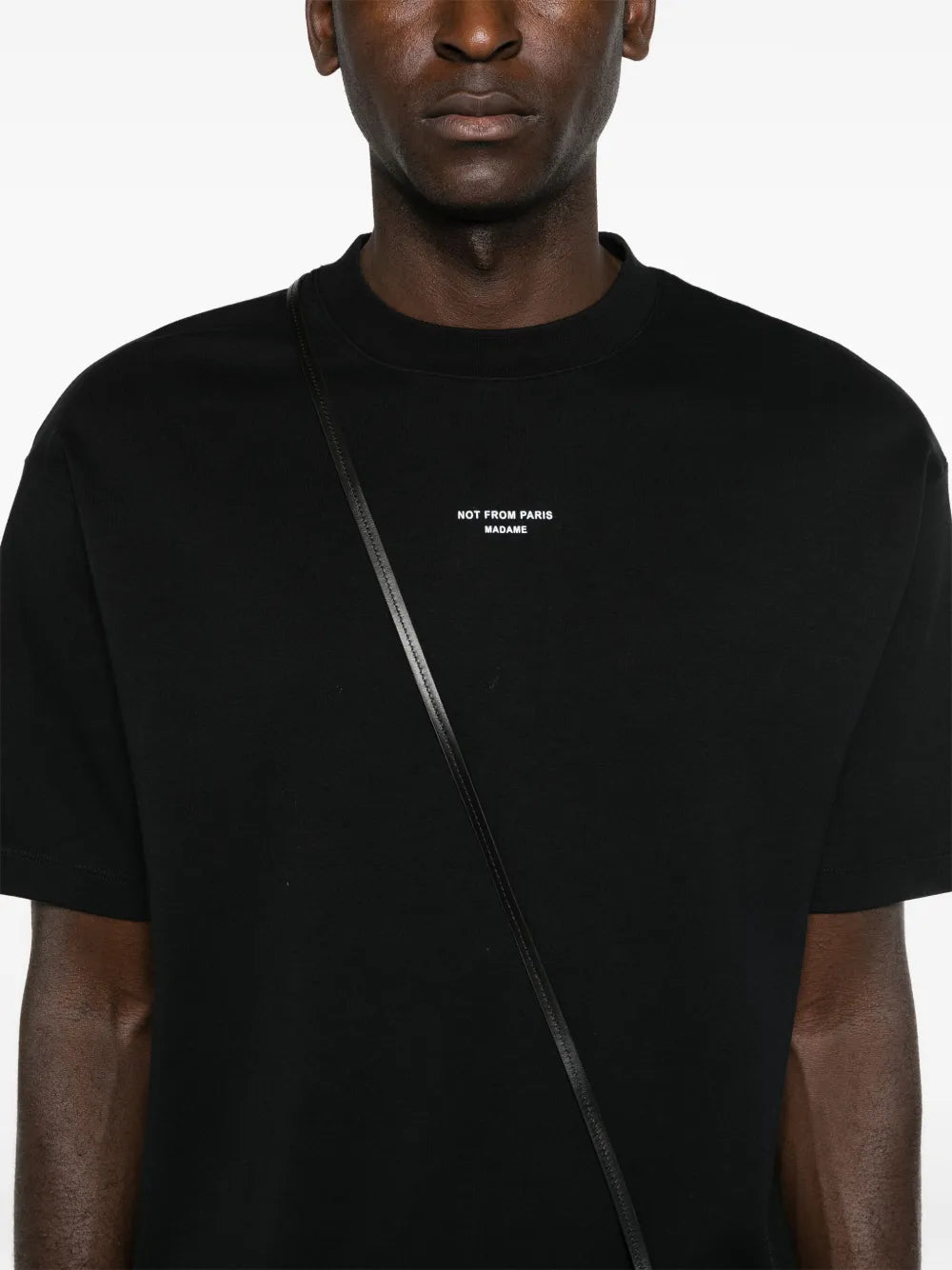 T-shirts T-shirt Slogan Classique noir Drole De Monsieur Noir Homme