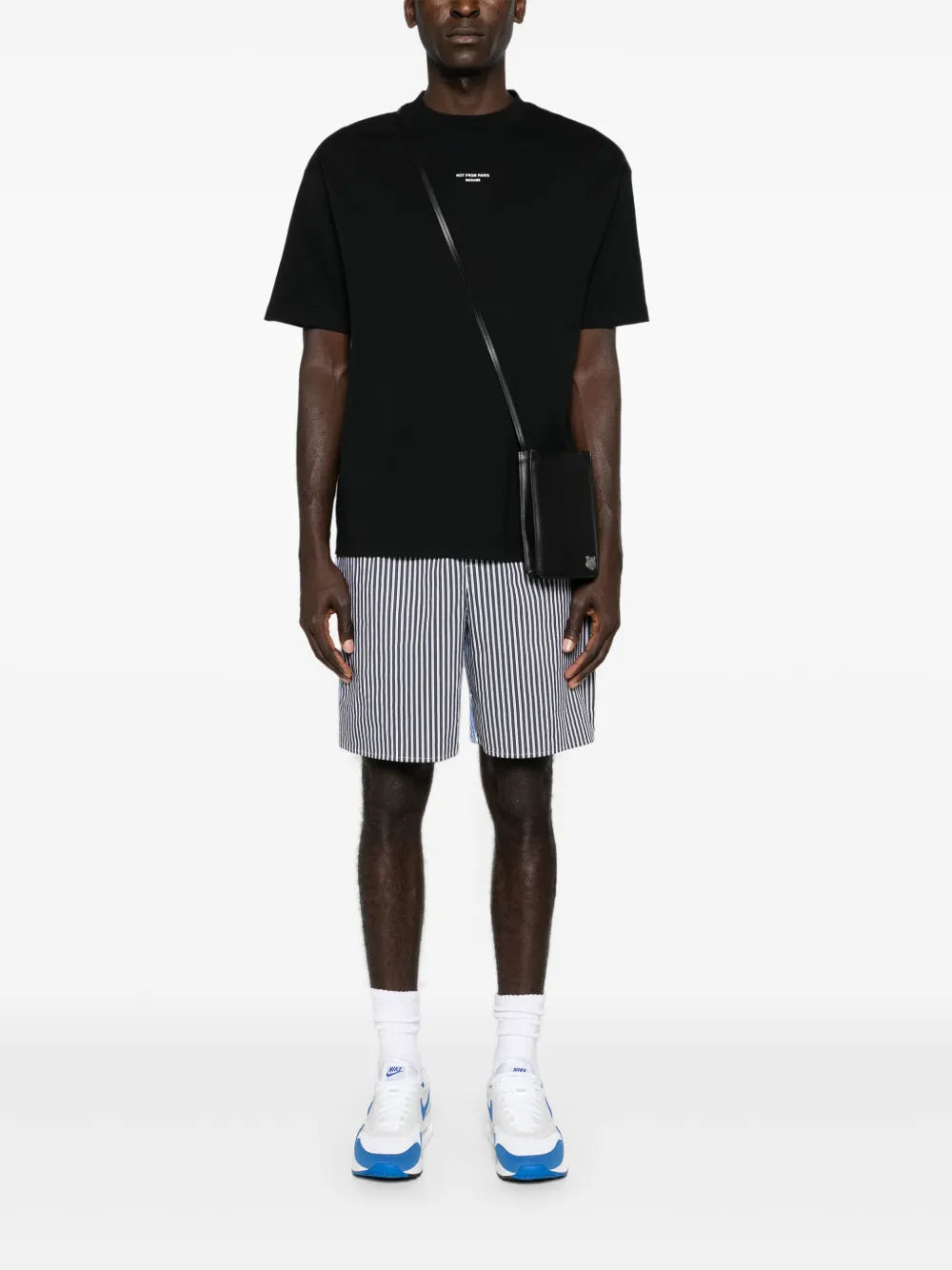 T-shirts T-shirt Slogan Classique noir Drole De Monsieur Noir Homme