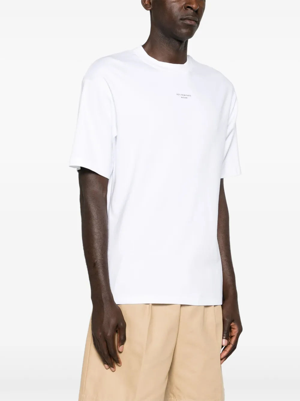 Camisetas Camiseta Slogan Clásica Blanca Drole De Monsieur Blanco Homme