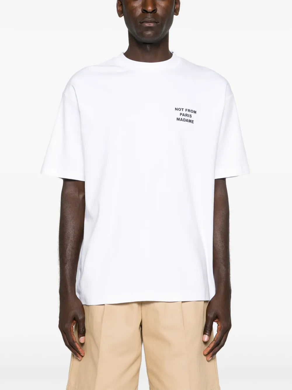T-shirts Slogan T-shirt Drole De Monsieur White Men
