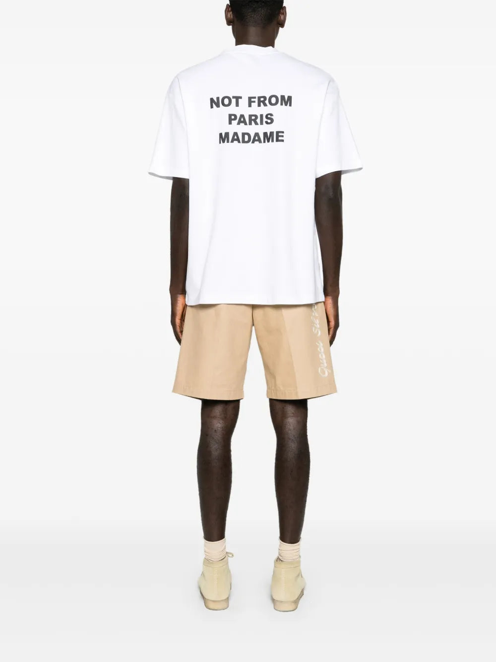 T-shirts Slogan T-shirt Drole De Monsieur White Men