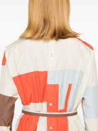 Dresses Multicolored Puzzle Print Dress Fendi Multicolor Femme