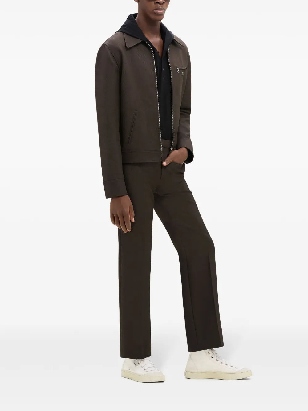 Chaquetas Chaqueta Retro Signature Courrèges Marrón Hombres