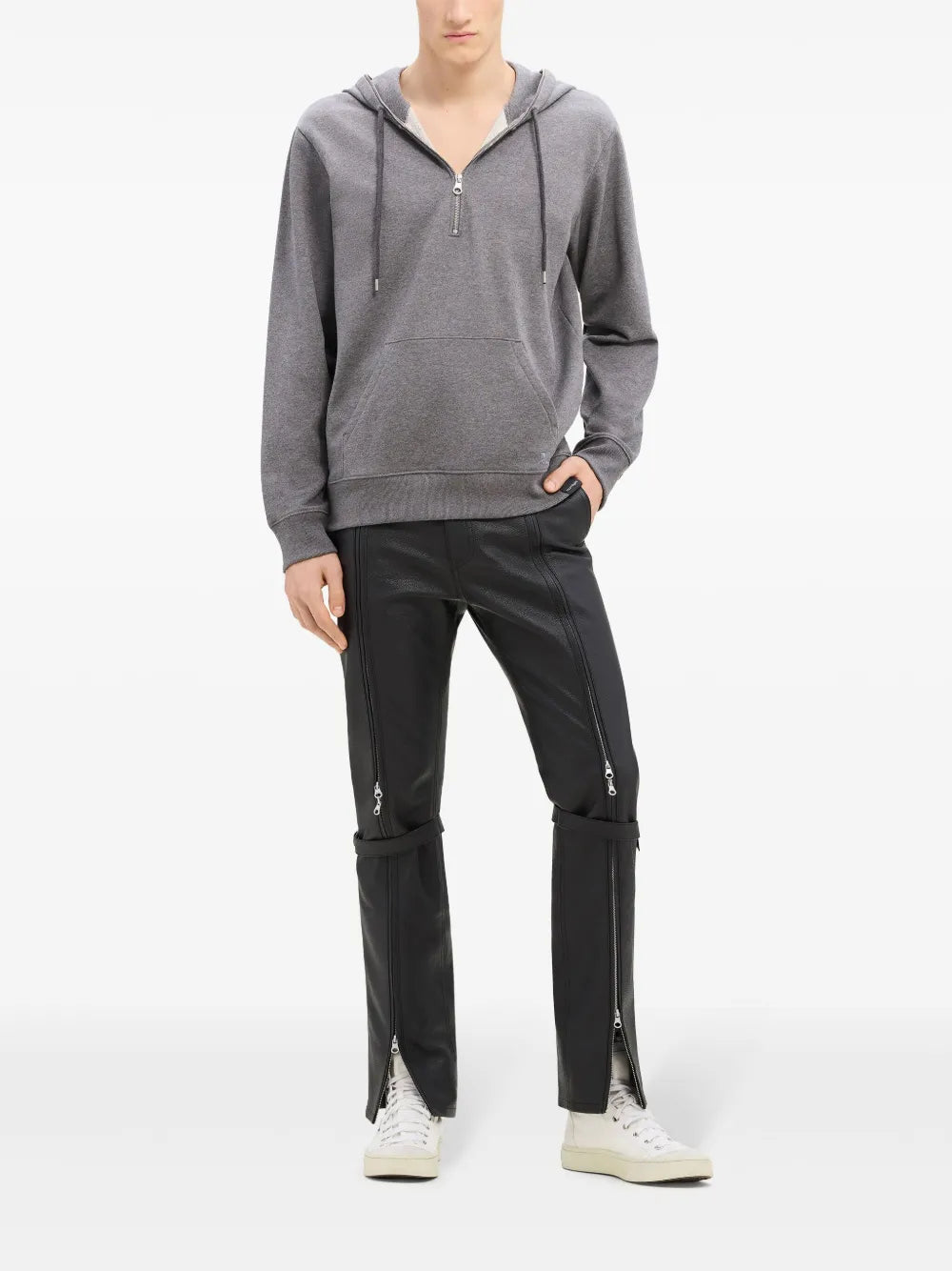 Moletons Camisola com Fecho Courrèges Cinza Homens