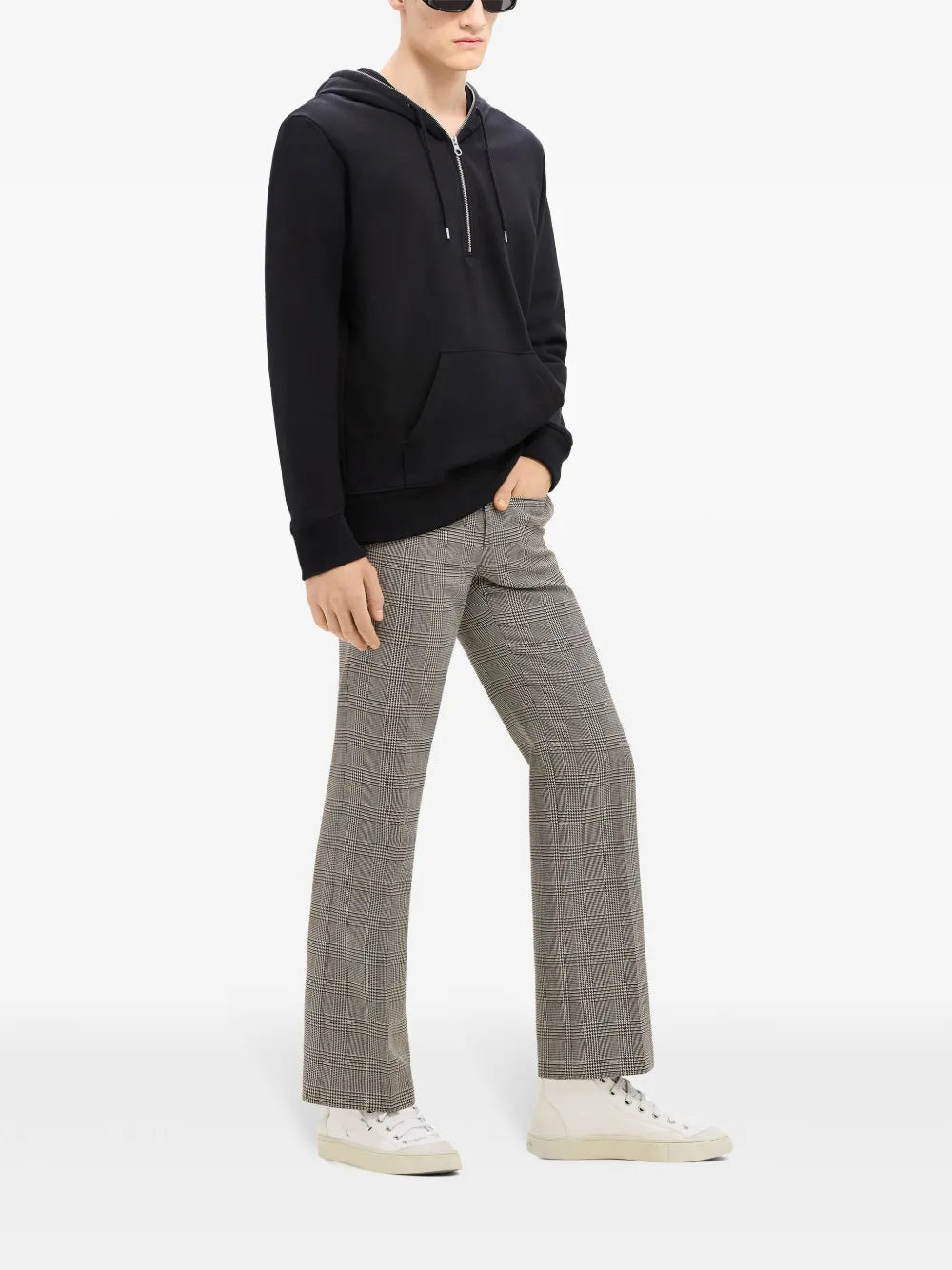 Sweatshirts Zip-Up Hoodie Courrèges Black Men