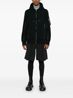 Sudaderas Sudadera con Cremallera Bicolor Sacai Negro Hombres