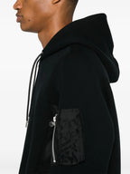 Sudaderas Sudadera con Cremallera Bicolor Sacai Negro Hombres