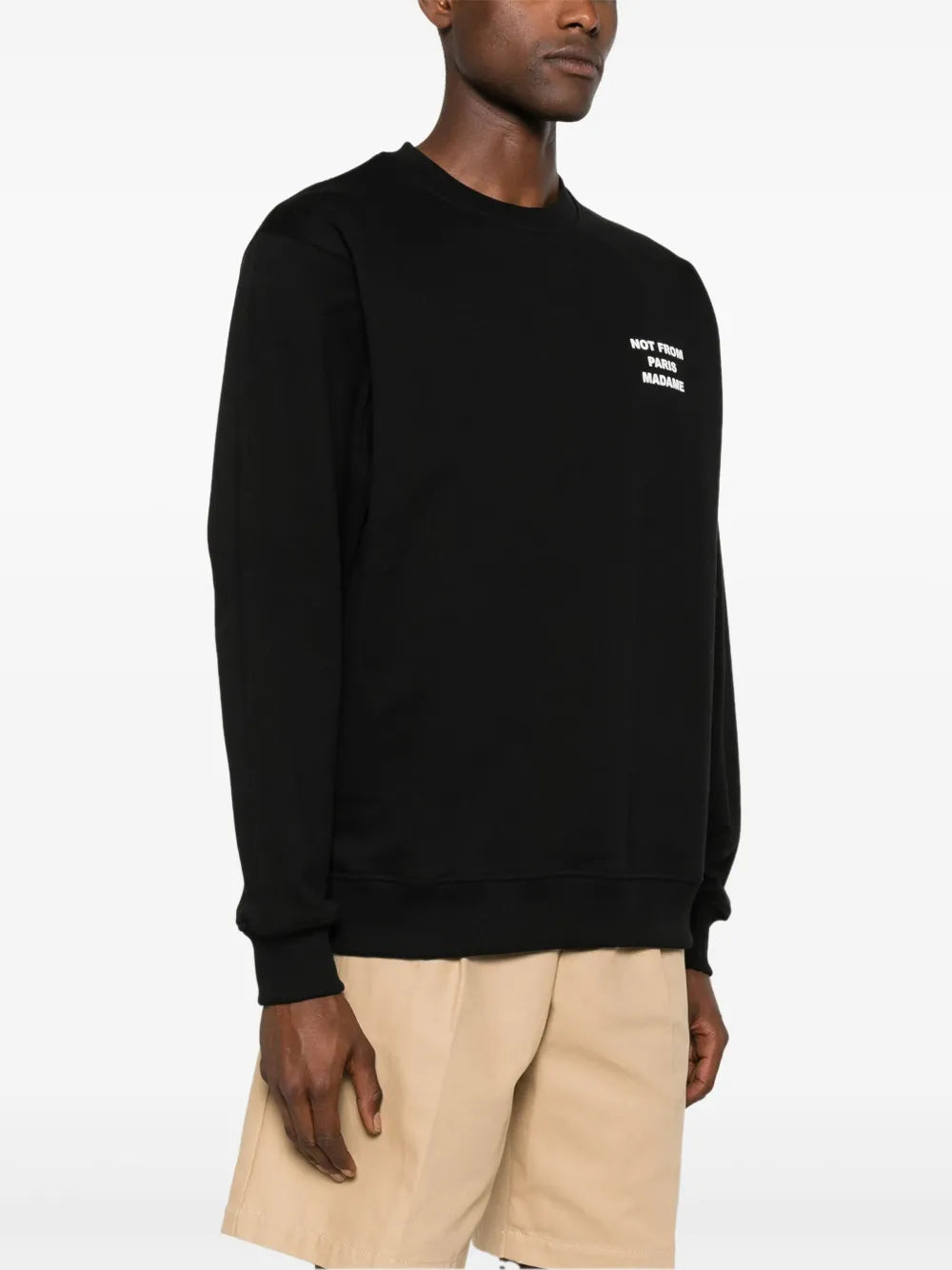 Sudaderas Slogan Sweat Drole De Monsieur Negro Homme