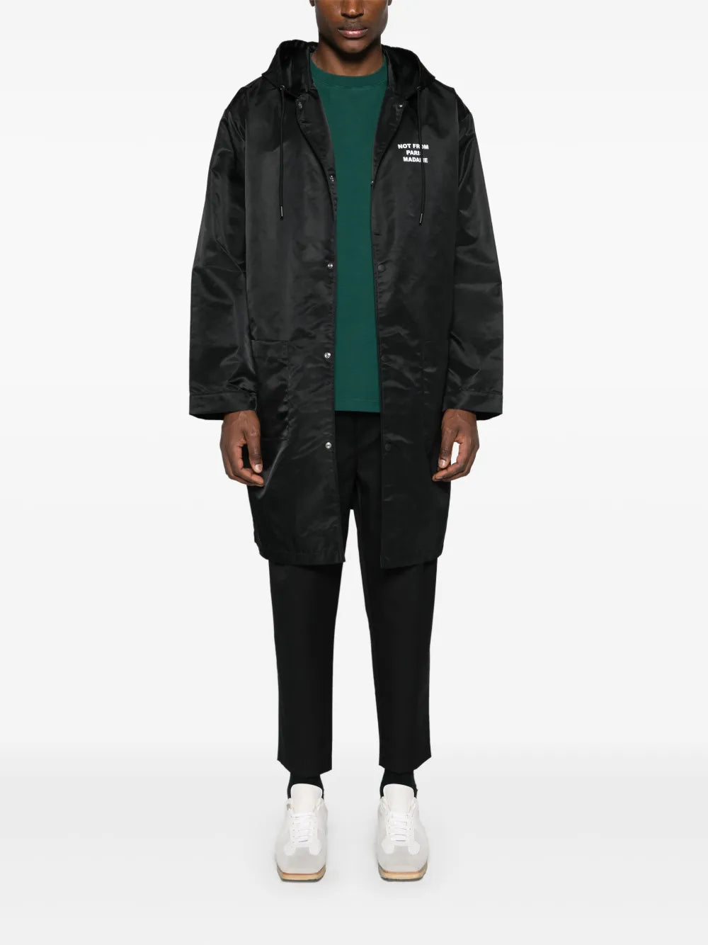 Manteaux Parka Not from Paris Madame Drole De Monsieur Noir Homme