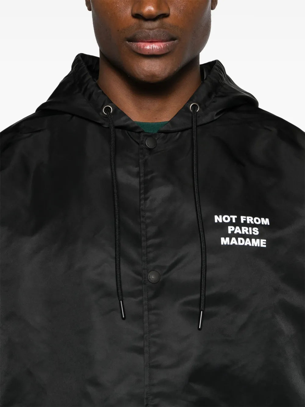 Manteaux Parka Not from Paris Madame Drole De Monsieur Noir Homme