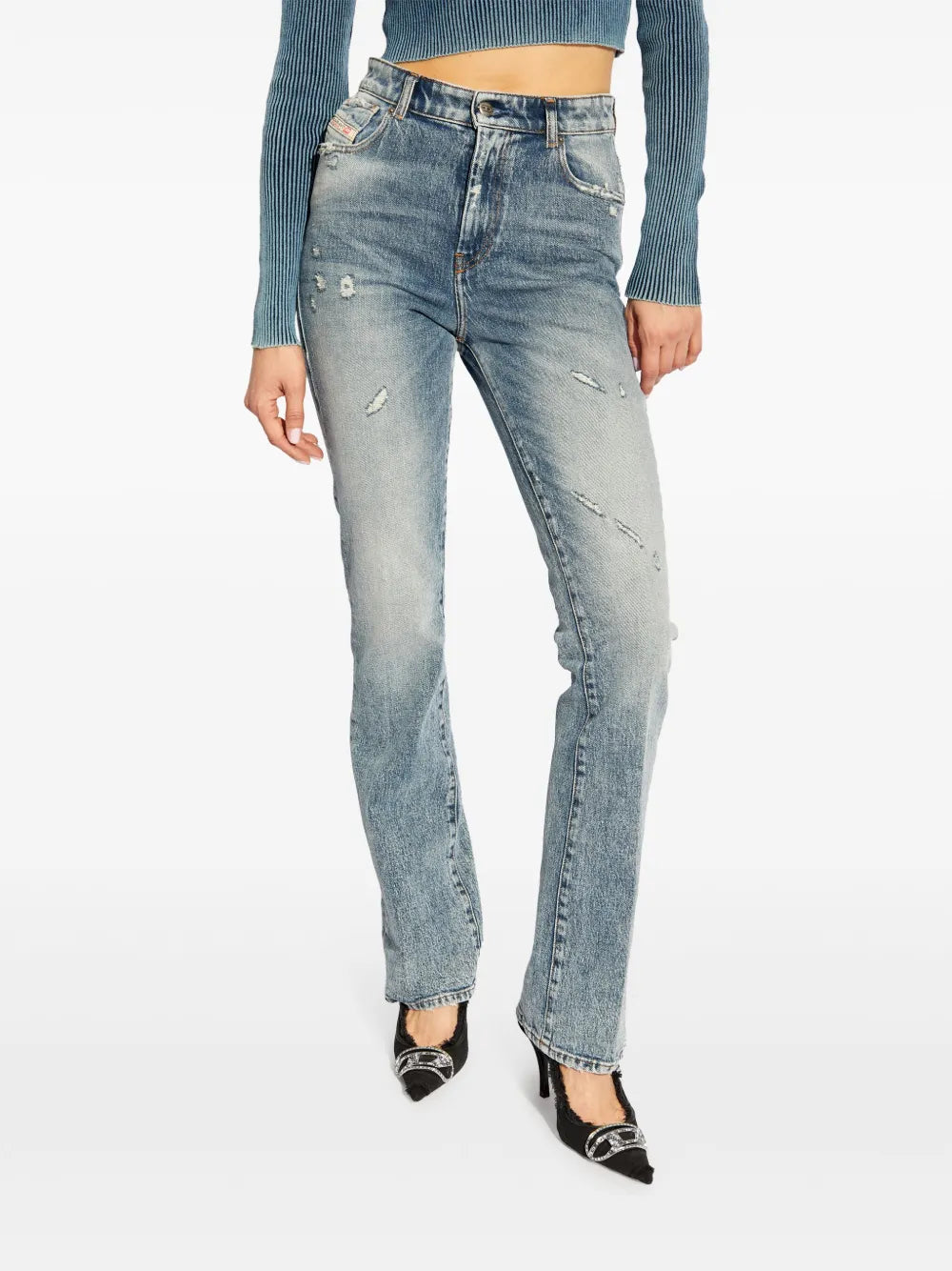 Pantalons Jean 2003 D-Escription Diesel Bleu Femme