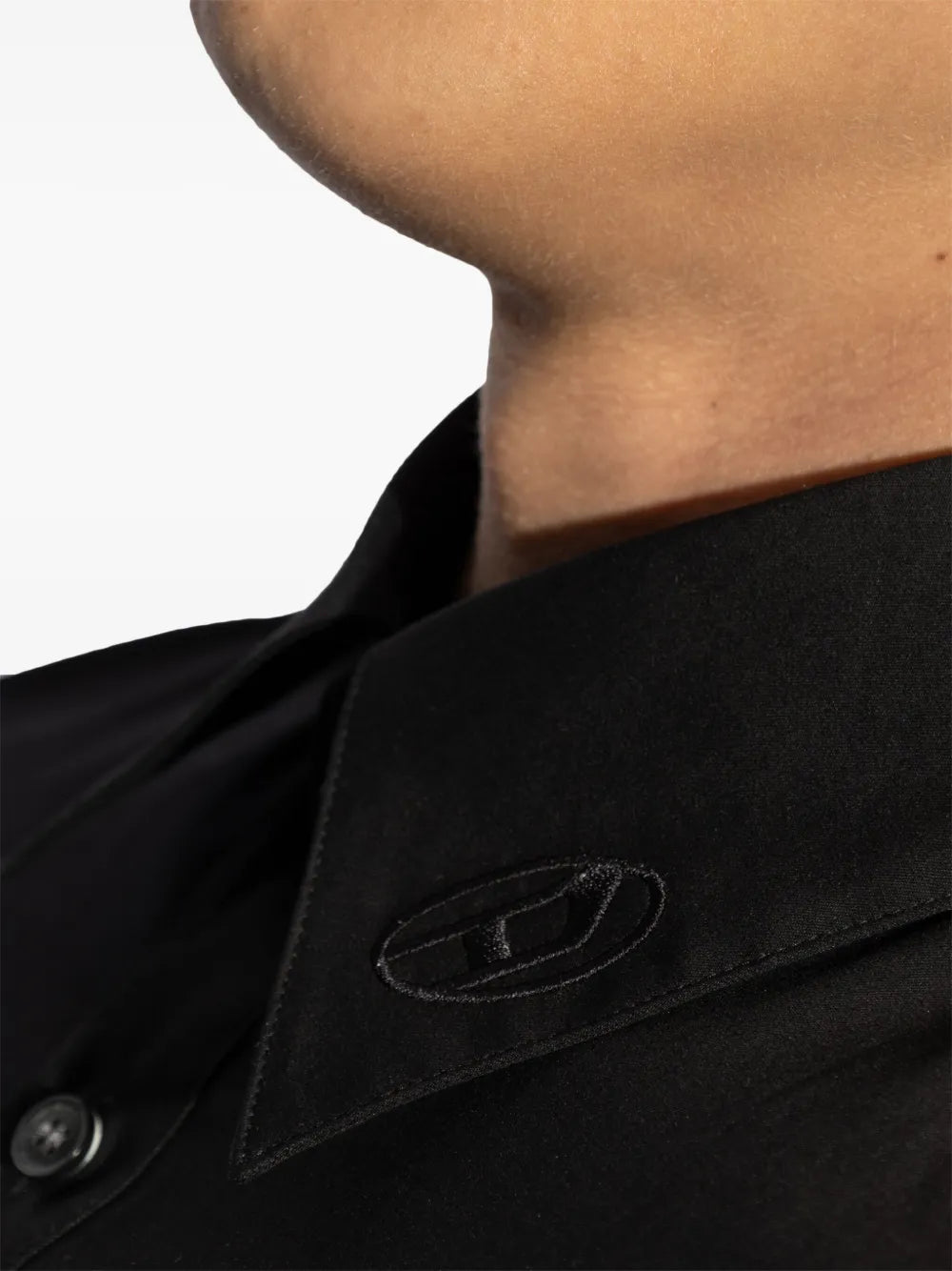 Camisas Camisa Preta S-Fitty-A Diesel Preto Homens