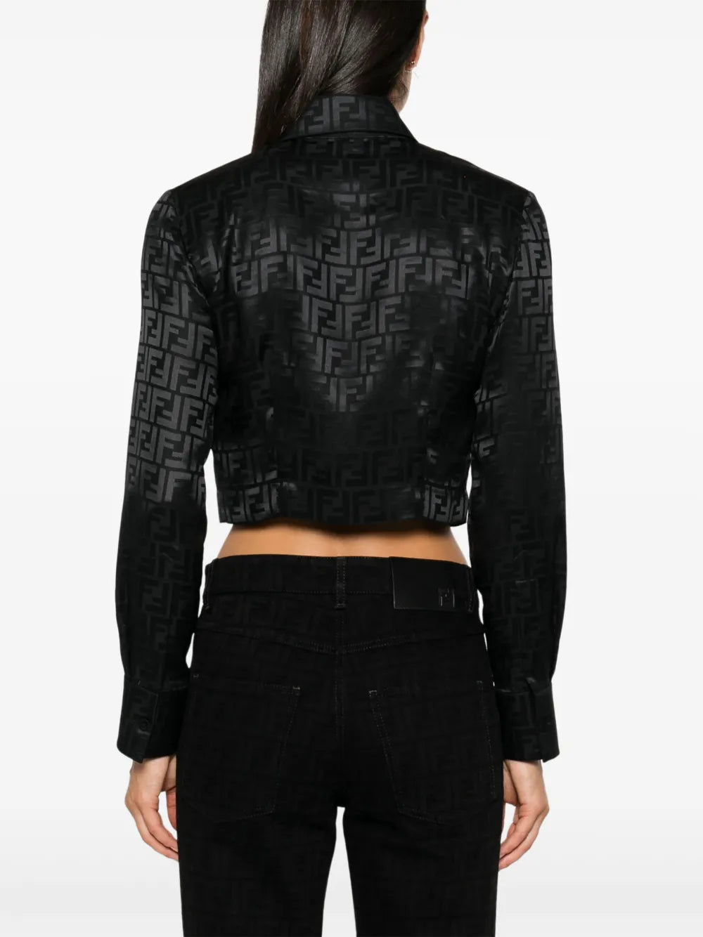 Pants FF Jeans Fendi Black Femme